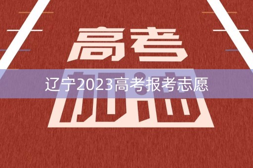 辽宁2023高考报考志愿 辽宁2023高考报考志愿