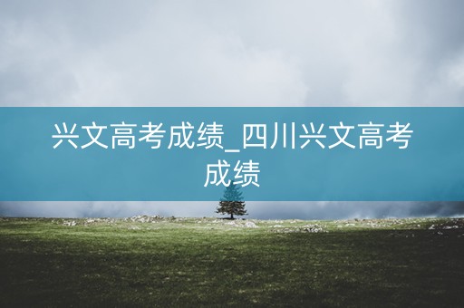 兴文高考成绩_四川兴文高考成绩