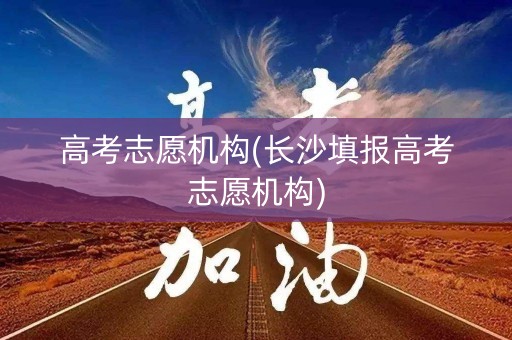 高考志愿机构(长沙填报高考志愿机构)