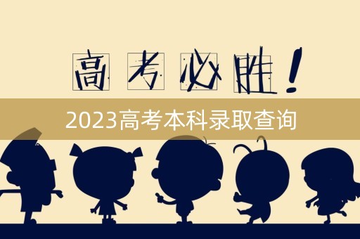 2023高考本科录取查询