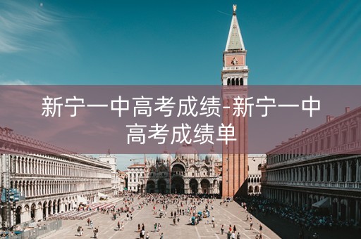 新宁一中高考成绩-新宁一中高考成绩单