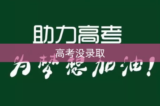 高考没录取