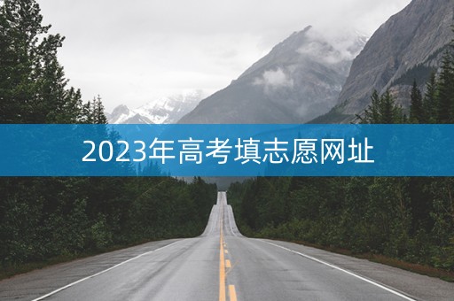 2023年高考填志愿网址