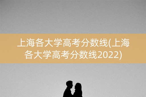 上海各大学高考分数线(上海各大学高考分数线2022)