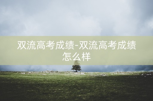 双流高考成绩-双流高考成绩怎么样