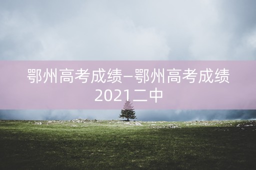 鄂州高考成绩—鄂州高考成绩2021二中