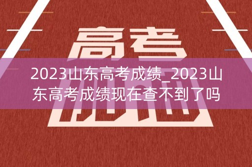 详细阅读:2023山东高考成绩_2023山东高考成绩现在查不到了吗 2023山东高考成绩_2023山东高考成绩现在查不到了吗