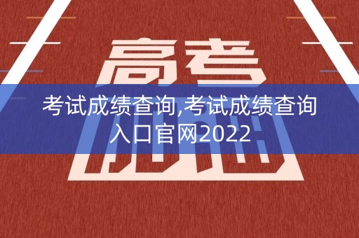 考试成绩查询,考试成绩查询入口官网2022