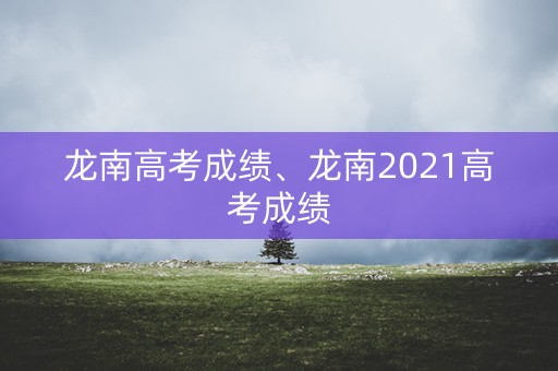 龙南高考成绩、龙南2021高考成绩