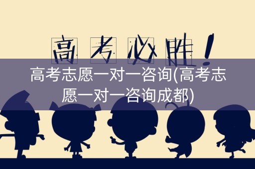 高考志愿一对一咨询(高考志愿一对一咨询成都)