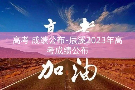高考 成绩公布-辰溪2023年高考成绩公布