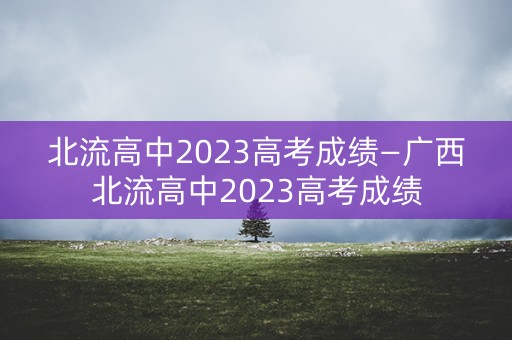 北流高中2023高考成绩—广西北流高中2023高考成绩