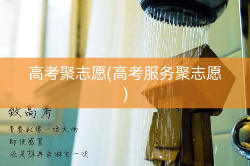 高考聚志愿(高考服务聚志愿)