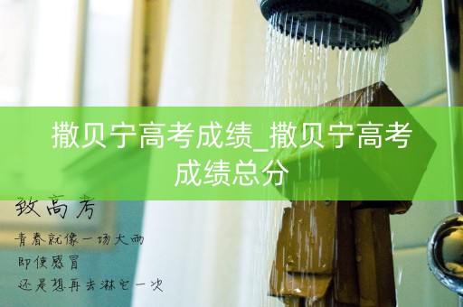撒贝宁高考成绩_撒贝宁高考成绩总分