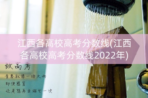 江西各高校高考分数线(江西各高校高考分数线2022年)
