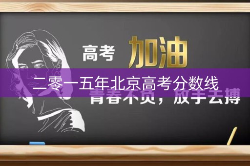 二零一五年北京高考分数线