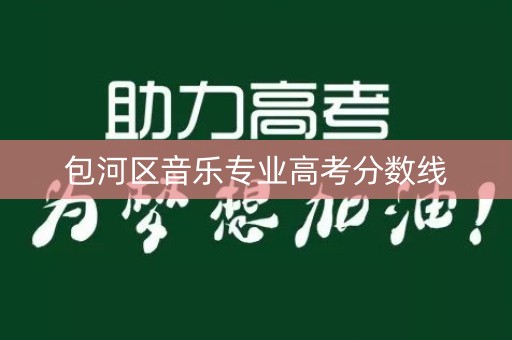 包河区音乐专业高考分数线