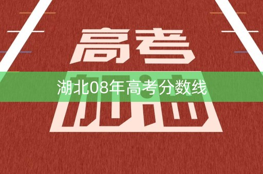 湖北08年高考分数线