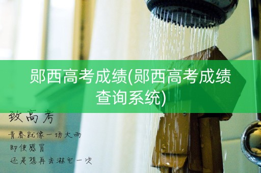 郧西高考成绩(郧西高考成绩查询系统)