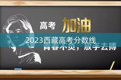 2023西藏高考分数线