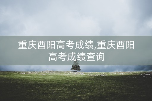 重庆酉阳高考成绩,重庆酉阳高考成绩查询
