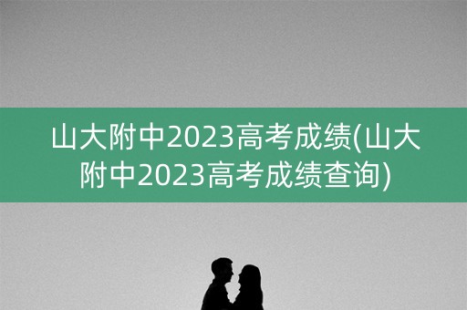 山大附中2023高考成绩(山大附中2023高考成绩查询)