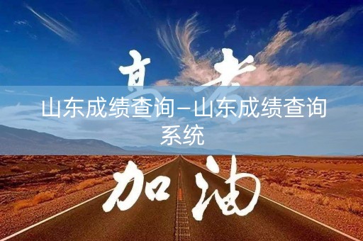 山东成绩查询—山东成绩查询系统