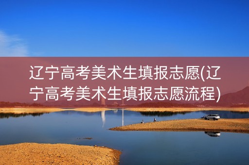 辽宁高考美术生填报志愿(辽宁高考美术生填报志愿流程)