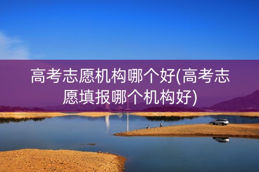 高考志愿机构哪个好(高考志愿填报哪个机构好)