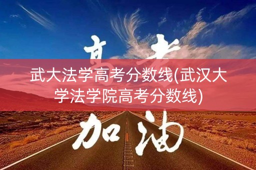 武大法学高考分数线(武汉大学法学院高考分数线)