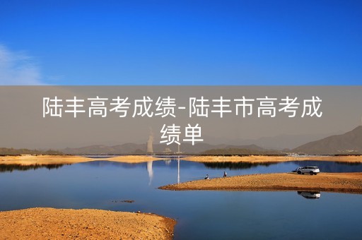 陆丰高考成绩-陆丰市高考成绩单