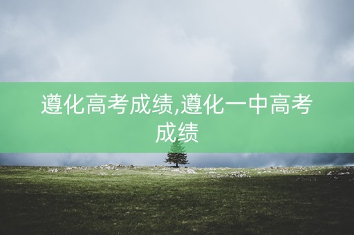 遵化高考成绩,遵化一中高考成绩