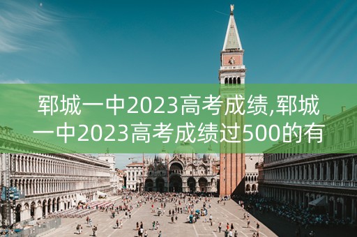 郓城一中2023高考成绩,郓城一中2023高考成绩过500的有多少人