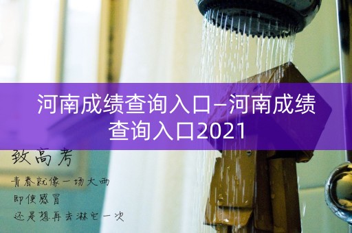 河南成绩查询入口—河南成绩查询入口2021