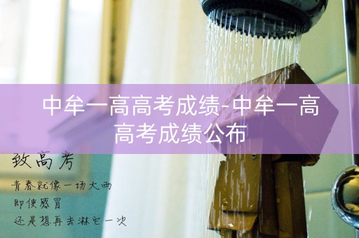 详细阅读:中牟一高高考成绩-中牟一高高考成绩公布 中牟一高高考成绩-中牟一高高考成绩公布
