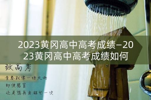 2023黄冈高中高考成绩—2023黄冈高中高考成绩如何