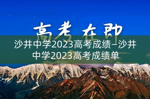沙井中学2023高考成绩—沙井中学2023高考成绩单