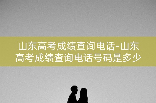 山东高考成绩查询电话-山东高考成绩查询电话号码是多少号