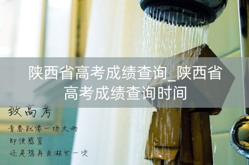 陕西省高考成绩查询_陕西省高考成绩查询时间