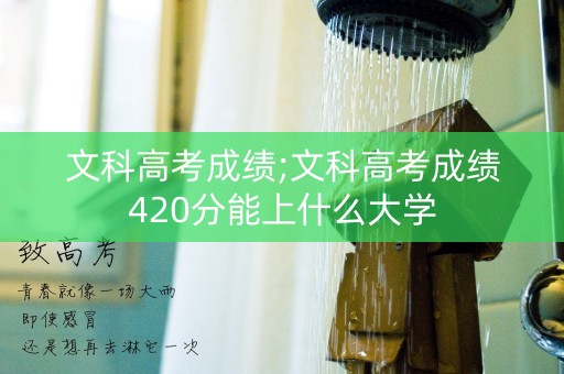 文科高考成绩;文科高考成绩420分能上什么大学