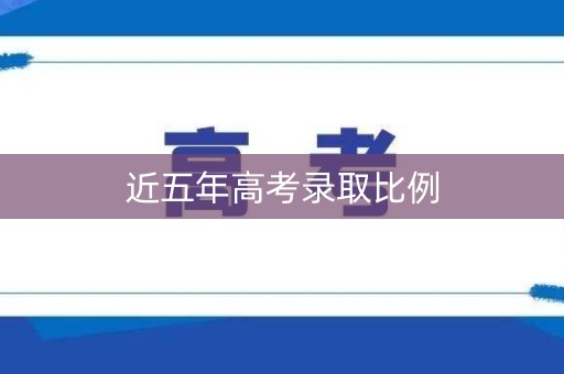 近五年高考录取比例