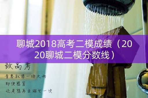 聊城2018高考二模成绩（2020聊城二模分数线）