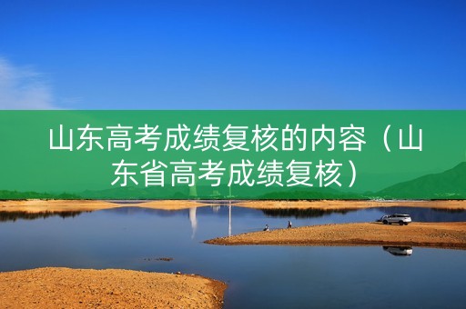 山东高考成绩复核的内容（山东省高考成绩复核）