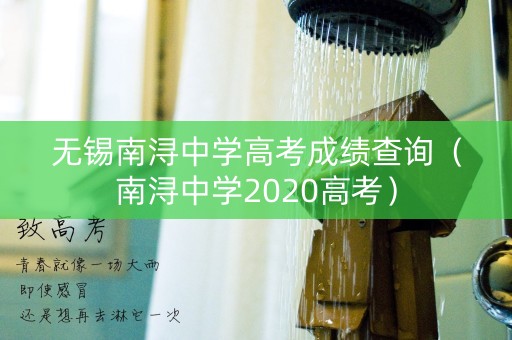 无锡南浔中学高考成绩查询（南浔中学2020高考）