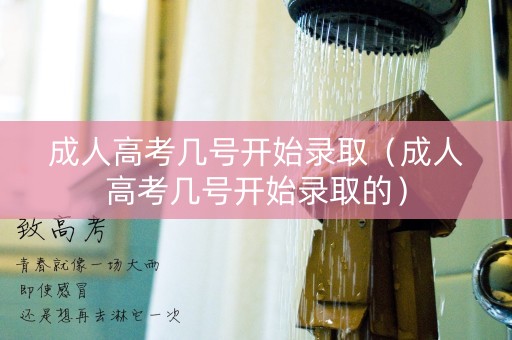成人高考几号开始录取（成人高考几号开始录取的）
