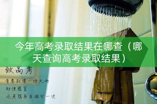 今年高考录取结果在哪查（哪天查询高考录取结果）