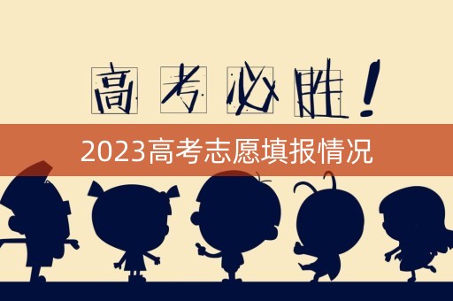2023高考志愿填报情况