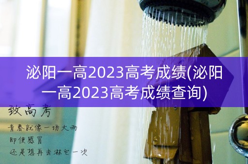 泌阳一高2023高考成绩(泌阳一高2023高考成绩查询)