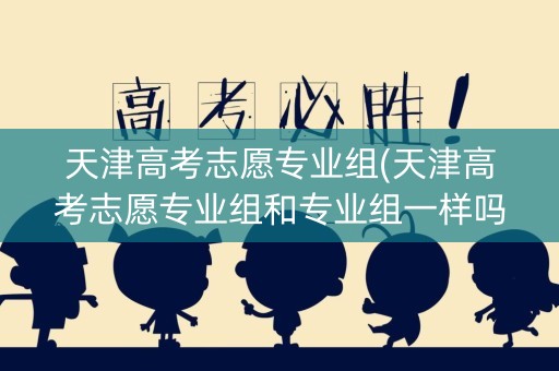 天津高考志愿专业组(天津高考志愿专业组和专业组一样吗)
