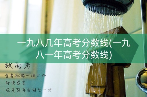 一九八几年高考分数线(一九八一年高考分数线)